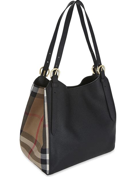 burberry canterbury black|burberry canterbury leather tote.